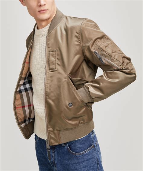 burberry bomber jacket men.